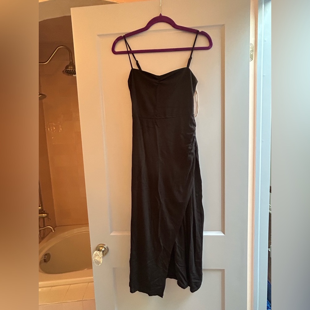 Black aritzia Wilfred knit maxi